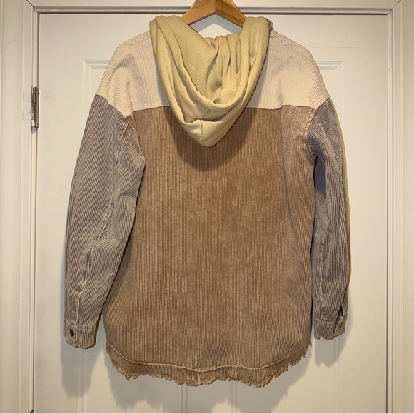 Two-Tone Corduroy Hooded Shackleton - Picture 3 of 4